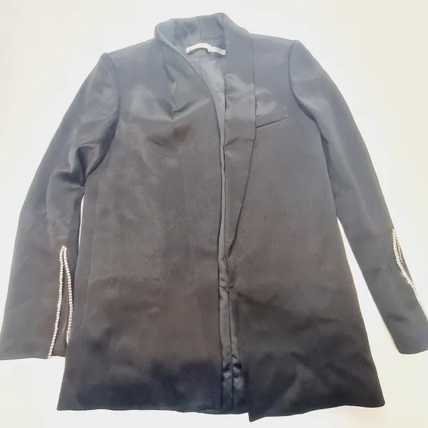 Alice + Olivia Jace Oversized Blazer in Black XS - Image 3