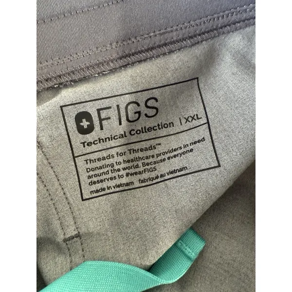 FIGS HW Zamora Jogger Scrub Pants Technical‎ Collection Size XXL Gray - Image 5