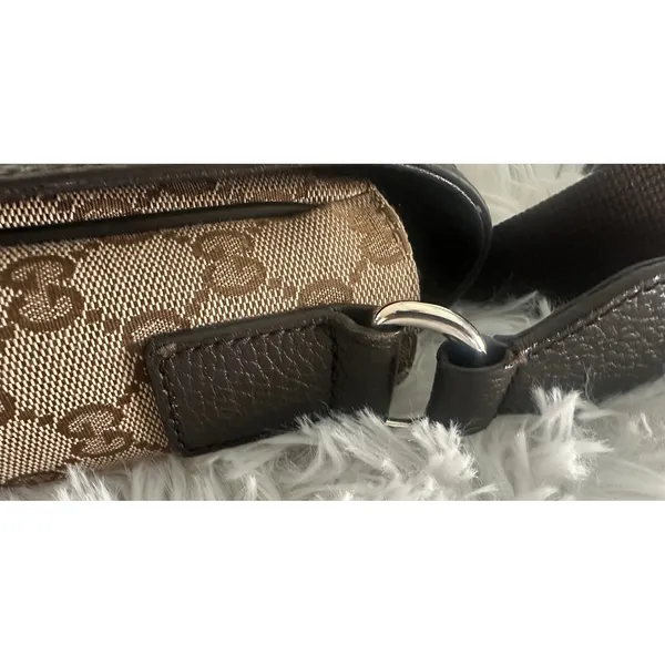 Gucci‎ GG 449171 canvas flap messenger bag - Image 8