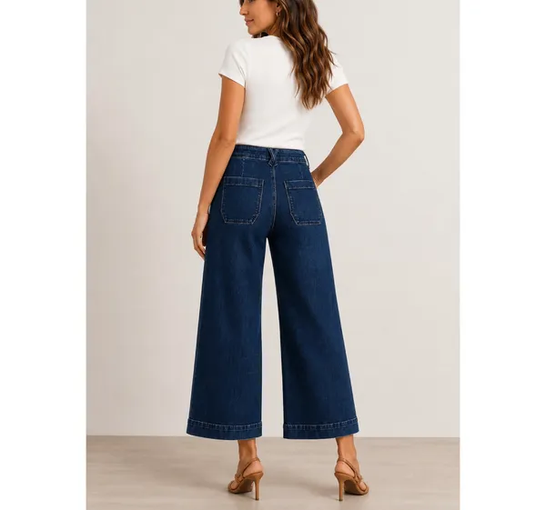 Sonoma dark wash wide leg jeans - Image 2