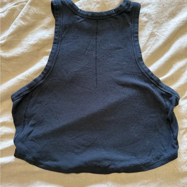 Lululemon hold tight cropped tank top in bone - Image 4