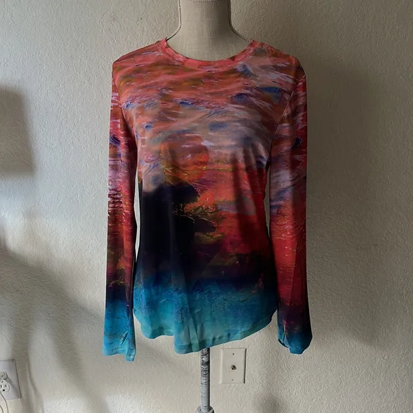 SILVER BAIT Colorful Long Sleeve Top - Image 10