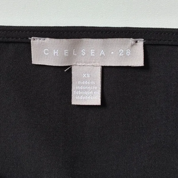 Chelsea28 Romy Womens XS Black Bubble Hem‎ Mini Dress Adjustable Straps - Image 4