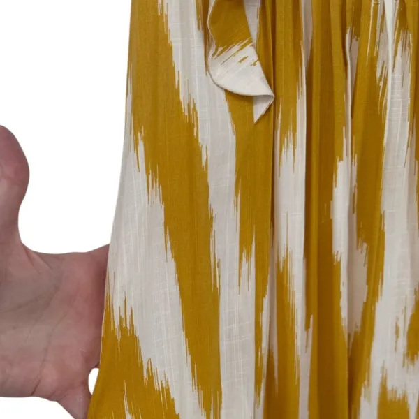 Anthropologie Maeve Cassandra Pintuck Flutter Sleeve Maxi Dress Yellow Size‎ XS - Image 10