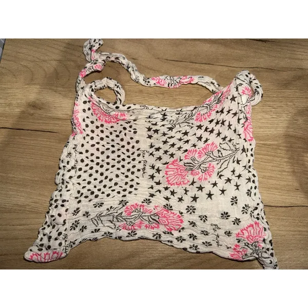 FREE PEOPLE REUSABLE TOTES Crossbody Shoulder Bag GAUZE KNIT BOHO SHOPPING BAGS - Image 4