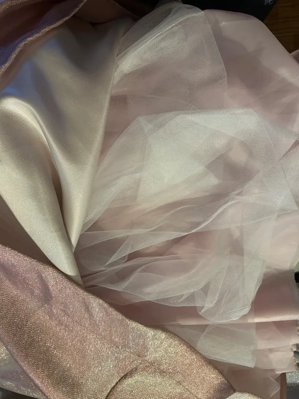 B. Smart Pink Sparkly Prom Dress - Image 7