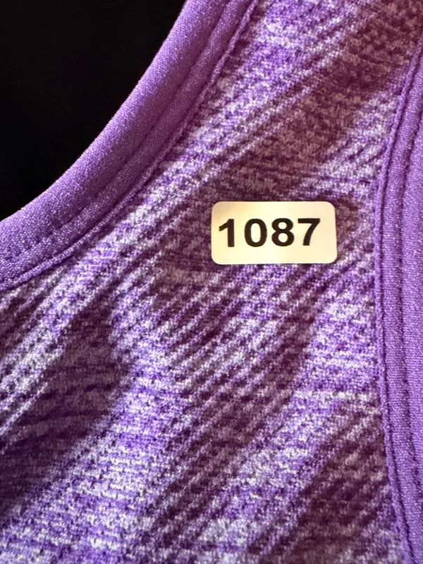 New Balance Purple Heathered Seamless Sports Bra Size S/P - Image 5