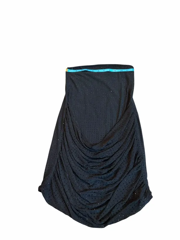 ZARA strapless black mini dress with rhinestones nwt - Image 3