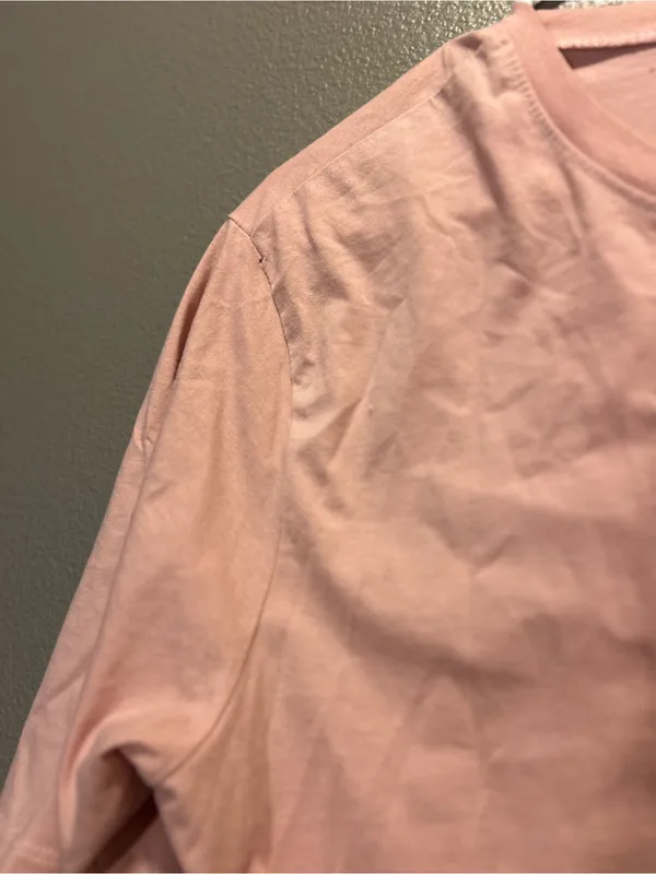 Modern Lux Pink Pastry Graphic Cropped Tee Shirt M - Image 3