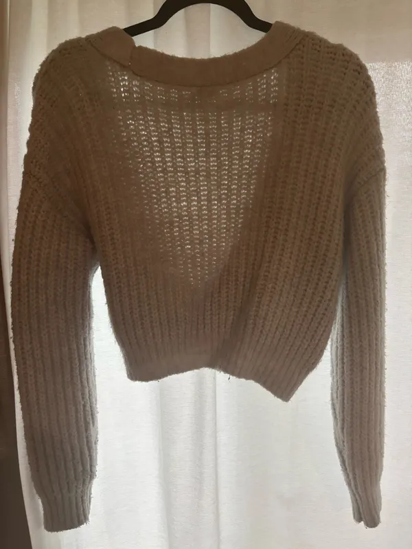 Garage Cardigan Knit Grey XS - Image 3