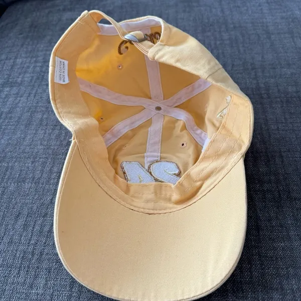 Vintage 90’s Y2K style Yellow Gordon 24 NASCAR racing hat OS adjustable - Image 7