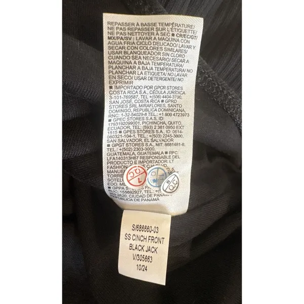 Old Navy Black Ribbed Stretch Sweetheart Neck Thick Material Bodysuit Women's L - Image 9