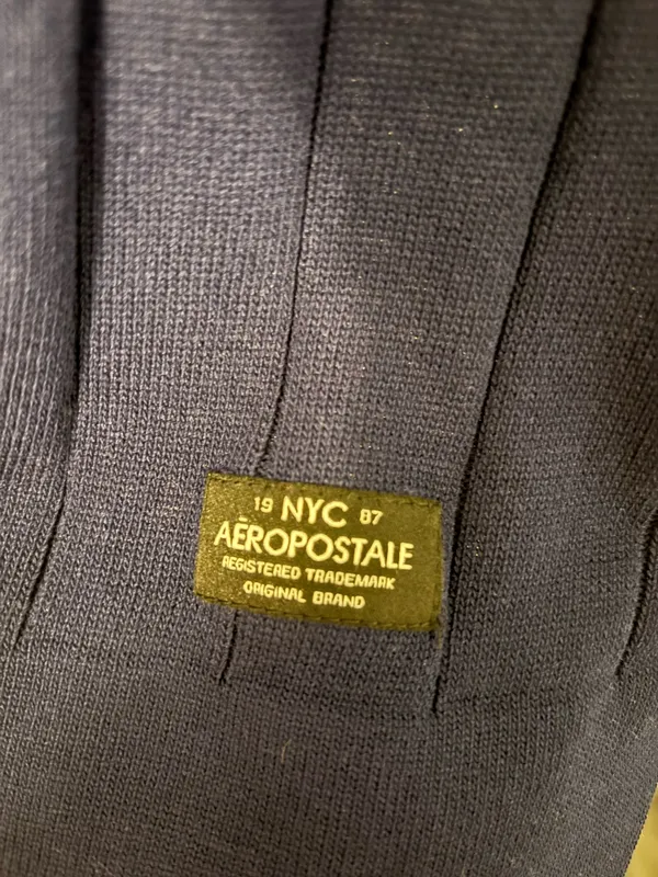 Aeropostale Top Men’s Navy Sz.L  - Image 3