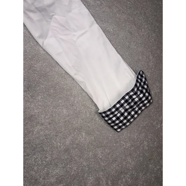 peter millar georgia bulldogs flip cuff button up womens Gingham - Image 5