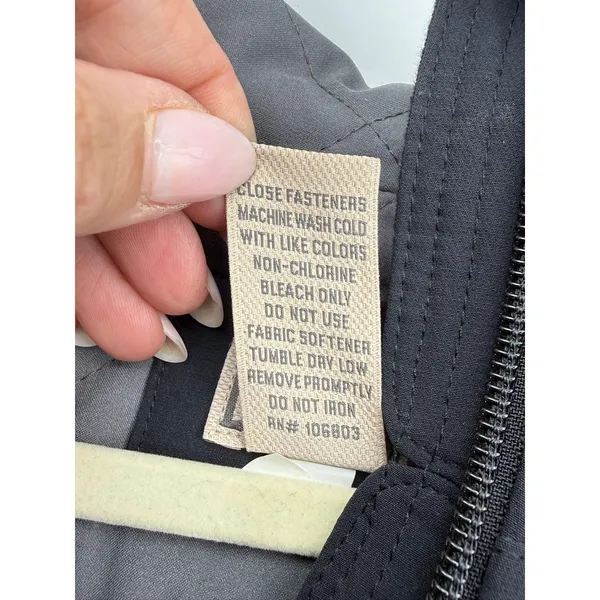 Duluth Trading Co Black Hills Water Repellent Hooded Parka Gray Women’s M - Image 8