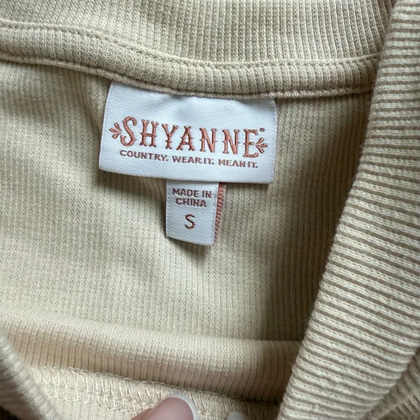 Shyanne Cream Ruffle Sleeve Top - Image 3