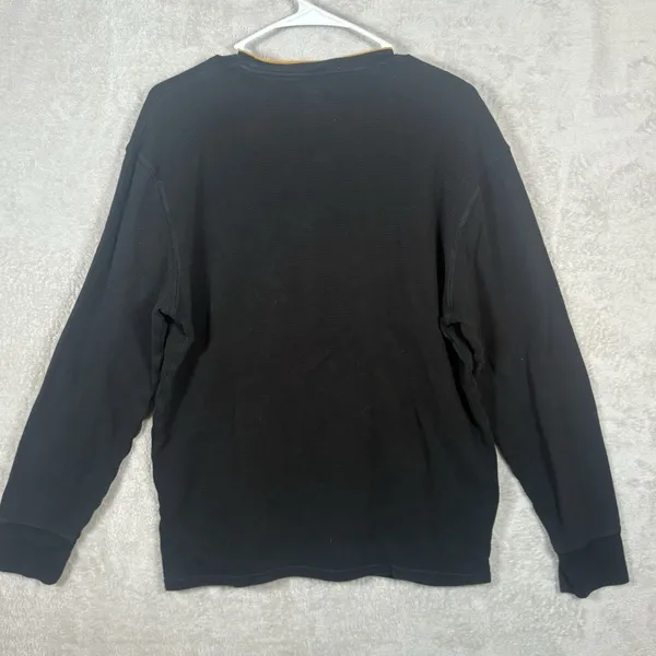 Polo Ralph Lauren Waffle Knit Thermal Crewneck Long‎ Sleeve Sweater Womens Large - Image 2