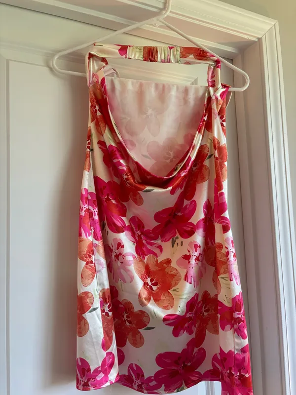 Amazon Strapless floral dress - Image 4
