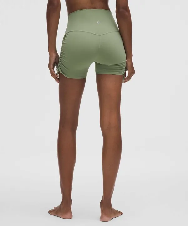 Lululemon Align Ruched Short 4” - Desert Green - 0 - NWT! - Image 2
