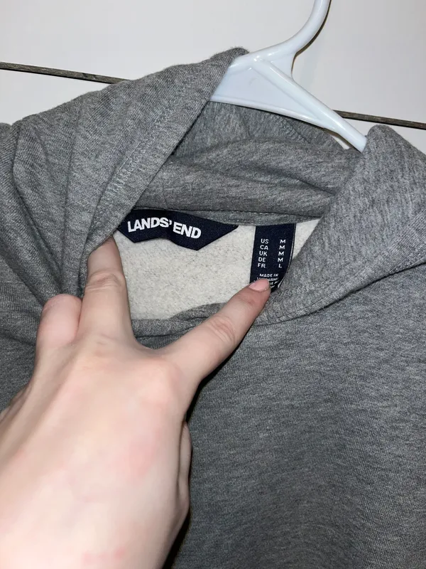 Lands End Grey Sweatshirt - Image 3