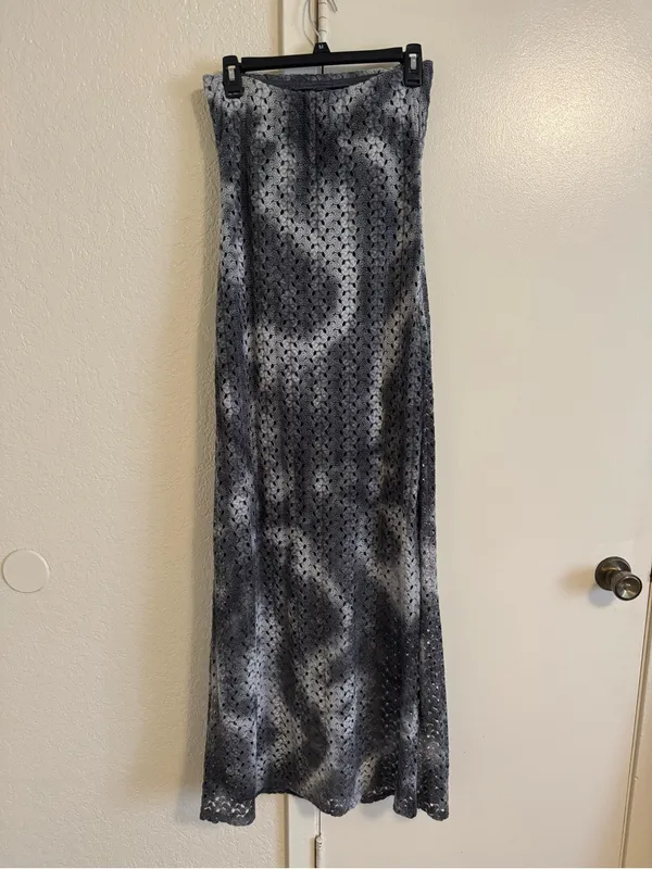 Ariella Crochet Strapless Maxi Dress Size S - Image 3