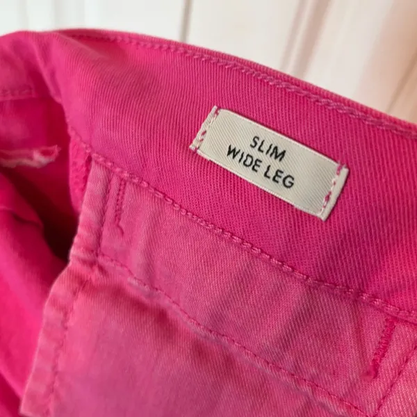 J. Crew Pink Slim Wide Leg Pants‎ Size 24 - Image 8