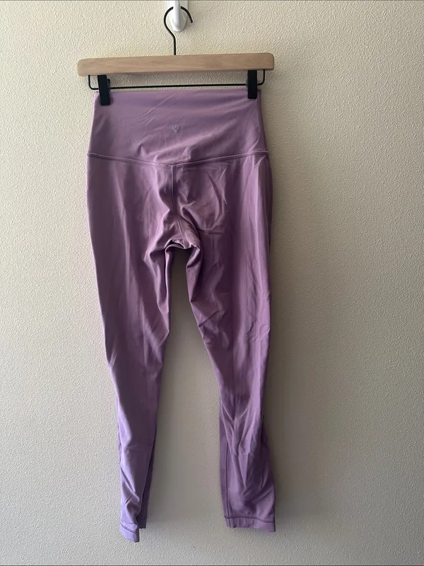 Lululemon Align High-Rise Pant 25" Wisteria Purple W5DKZS size 6 - Image 9