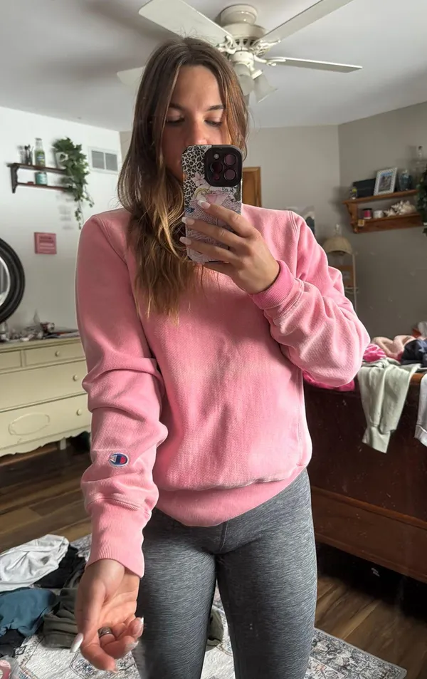 Champion Vintage  sweatshirt pink - Image 4