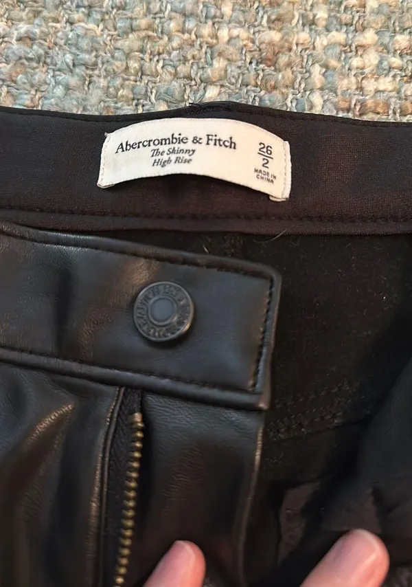Abercrombie Leather Pants - Image 2