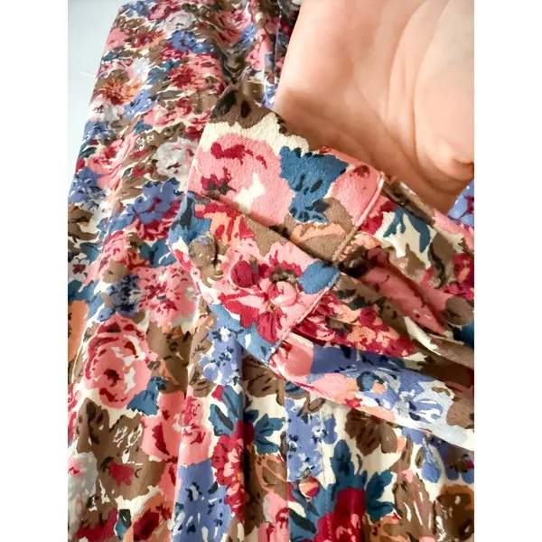 Sézane | Alix Floral Midi Dress October Flowers | Sz US 4 FR 36 - Image 4