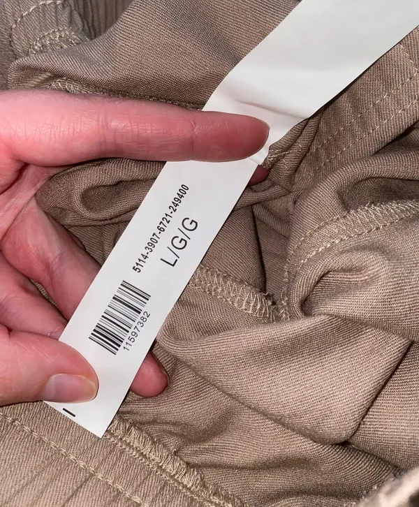 Loose Cargo Jogger Pant Tan Size L - Image 9