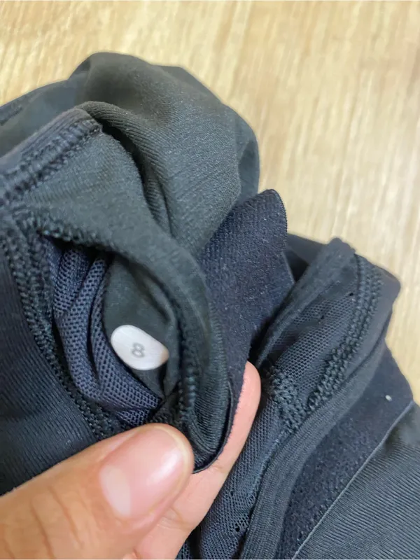 lululemon athletica Black Strappy Mesh-Back Tank - Image 3