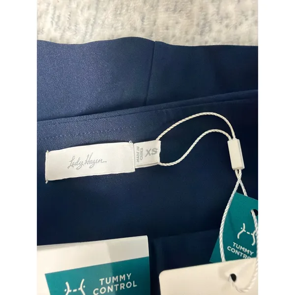Lady Hagen‎ Womens XS Dark Navy 17 Inch Tummy Control Pull On Skort WGH17430 NWT - Image 5