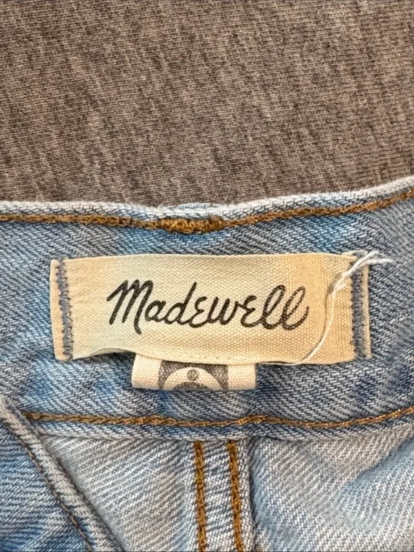 EUC Madewell 90s Straight Crop Distressed Jeans Size 31 - Image 2