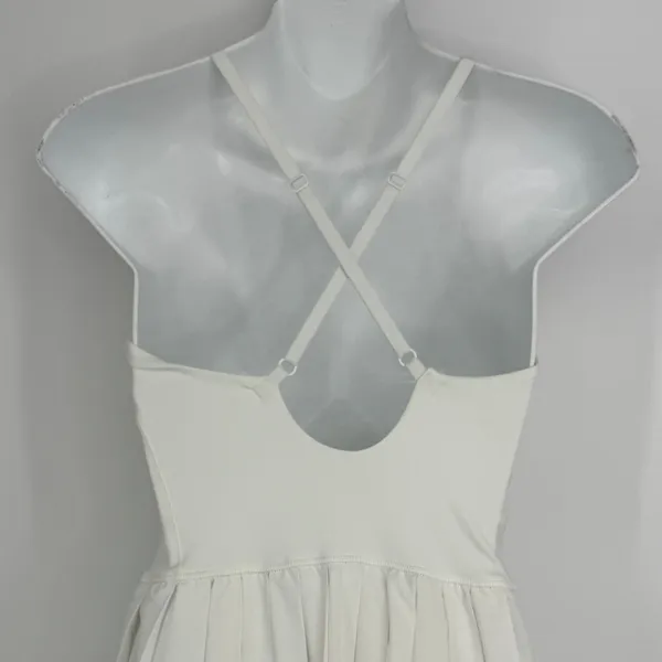 OFFLINE by Aerie Real Me Pleated Tennis Dress Small White Activewear Athleisure - Image 10