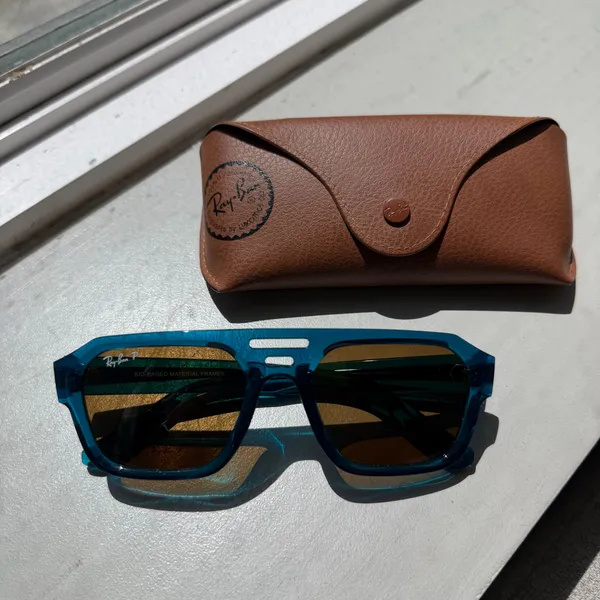 Ray-Ban Corrigan Bio-Based Blue Sunglasses - Image 2