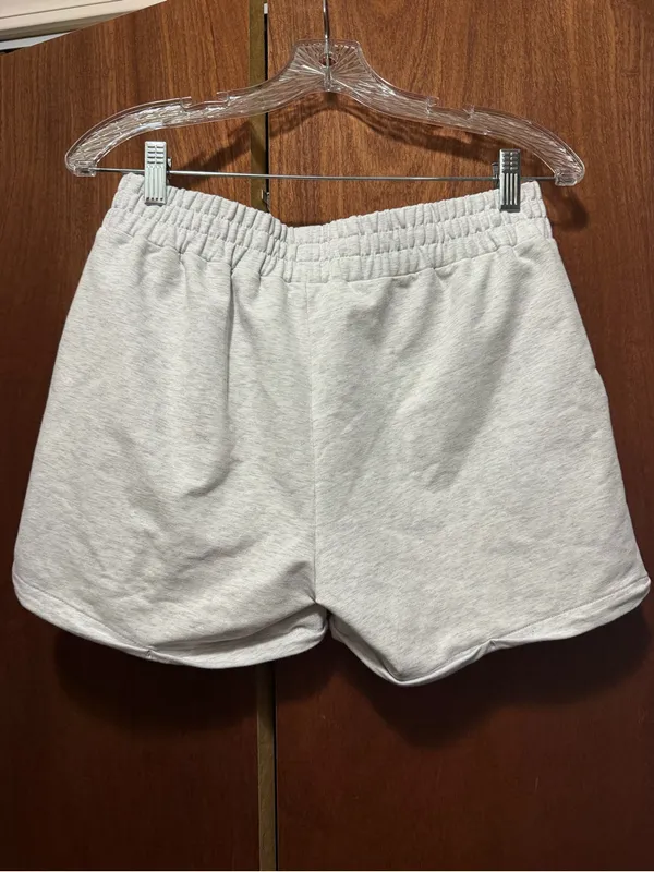ZYIA Active Heather Gray Knockout Shorts - Image 3