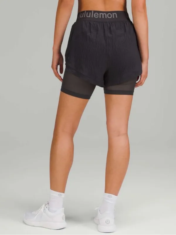 Lululemon Logo Waistband High-Rise Training Short - Image 2