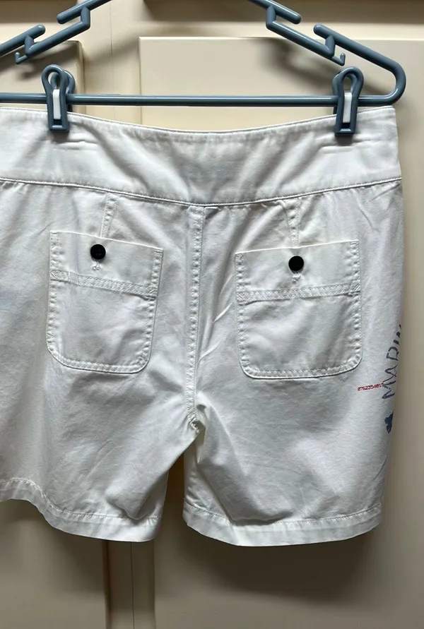 Ralph Lauren White Denim Shorts - Image 2