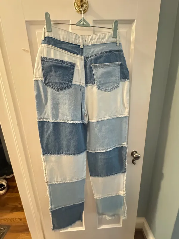 Nasty Gal Patchwork Jeans - Image 2