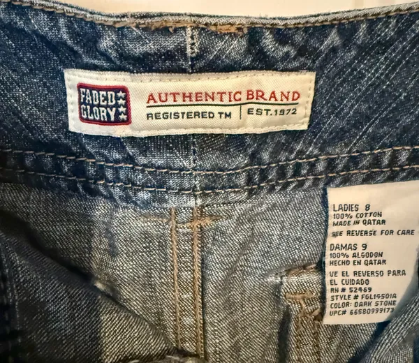 Faded Glory Long Jean Skirt - Image 5