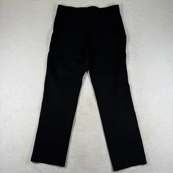 Quince Ultra-Stretch Ponte Straight Leg Pants Black Size Medium - Image 7
