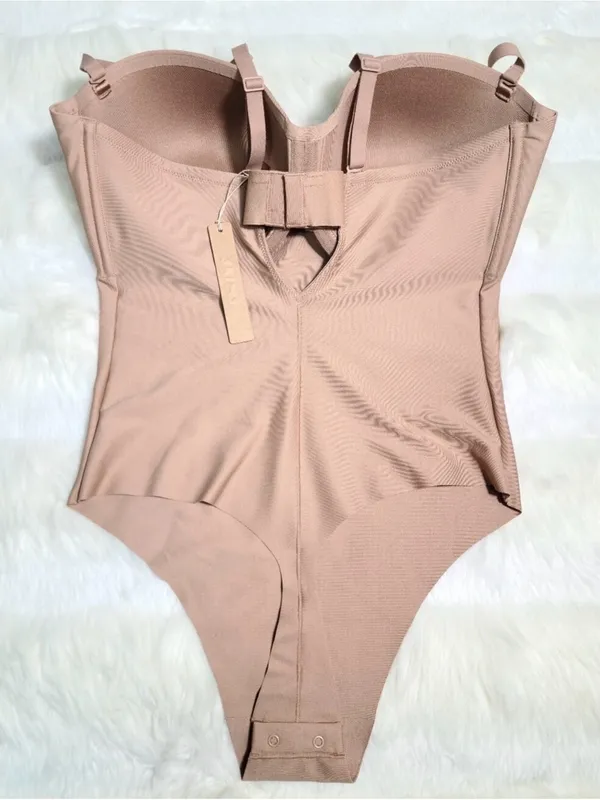 Nwt Skims Molded Body Underwire Thong Bodysuit Strapless Sienna Small (B13) - Image 2