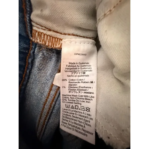 Madewell Perfect Vintage Straight Jeans 26 Blue High Rise Stretch Denim Women's‎ - Image 8