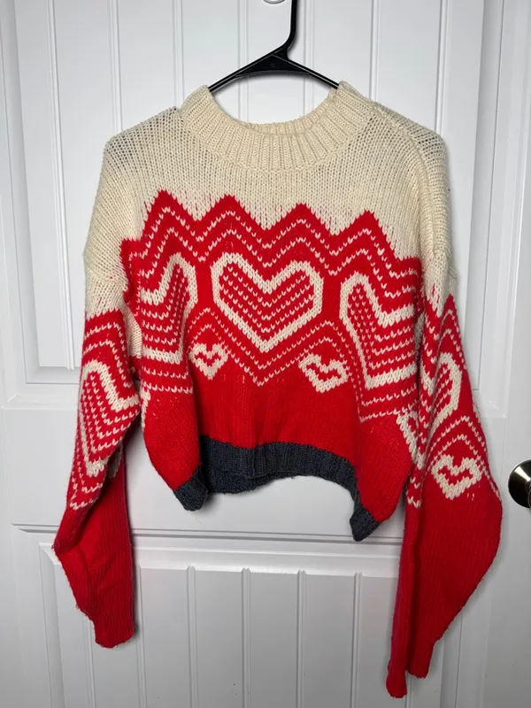 Free People I Heart You Cropped Sweater - Image 2