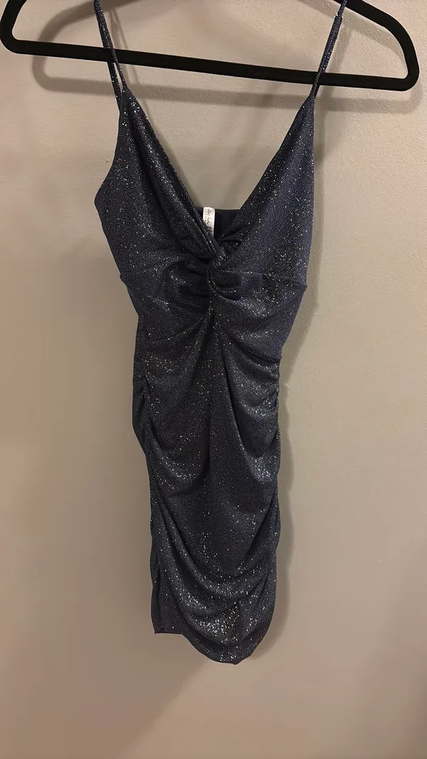 Navy Lucy in the Sky Dress - Image 3