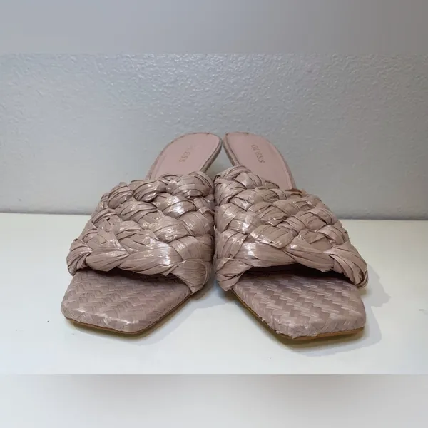 Guess‎ NWOT Women’s Byanna Woven Heels Sandals Size 9 - Image 8