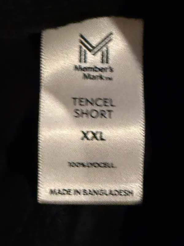 Member's Mark Tencel Short XXL Black - Image 2