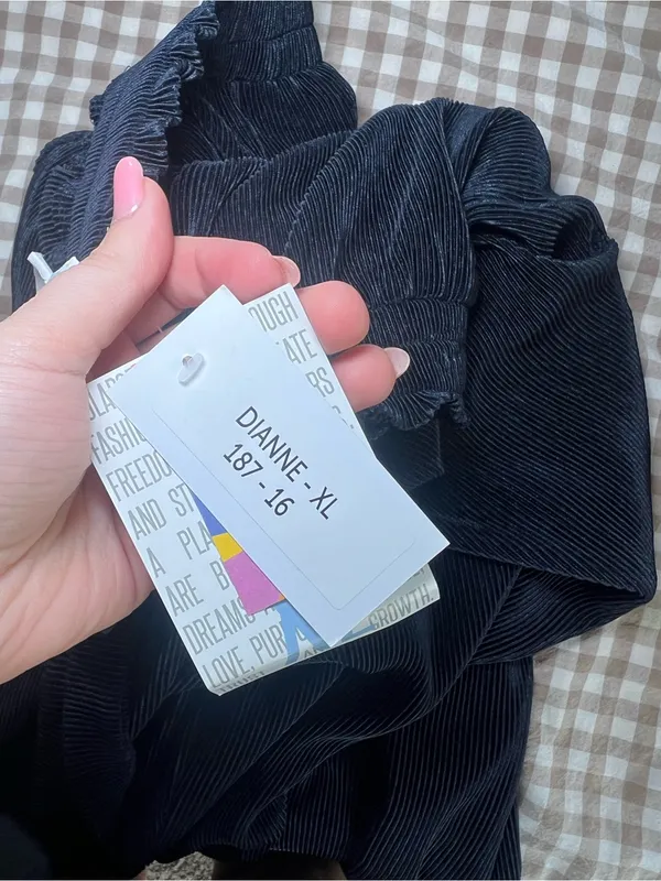 LuLaRoe Dianne Navy Wide Leg Lounge Pants - Image 3