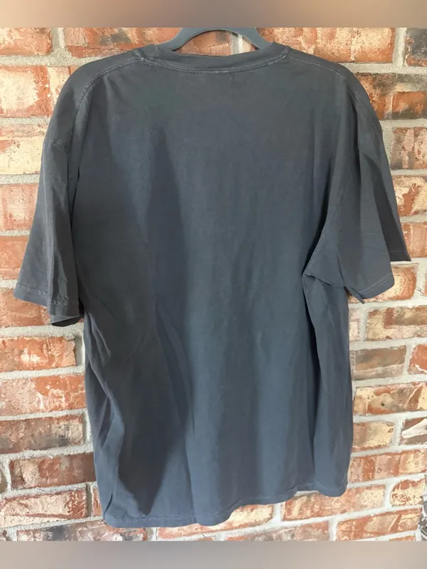 Comfort Colors Pepper Tee with Pink 'Spooky' Ghost Graphic - Image 3